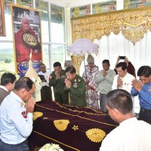ကျိုင်းတုံမြို့ ဓမ္မောဒယပရိတ္တိစာသင်တိုက် ဦးစီးပဓာနနာယက ဆရာတော် အဘိဓဇမဟာရဋ္ဌဂုရု အဂ္ဂမဟာပဏ္ဍိတ အဂ္ဂမဟာသဒ္ဓမ္မဇောတိကဓဇ ဘဒ္ဒန္တ အာဇေယျ ဆရာတော်ဘုရားကြီး၏ အန္တိမဈာပန သာဓုကီဠန ပူဇာသဘင် အခမ်းအနားကျင်းပပြုလုပ်