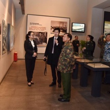 Myanmar Tatmadaw goodwill delegation led by Senior General Min Aung Hlaing visits Shenzhen Lotus Hill Park, Shenzhen Museum