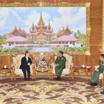 Senior General Min Aung Hlaing receives Ambassador of Singapore to Myanmar