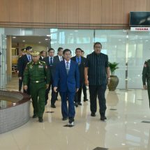 Senior General Min Aung Hlaing leaves for Thailand to attend Defence & Security 2017 of ASEAN countries