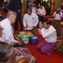 စစ်တက္ကသိုလ်တွင်ပညာသင်ကြားပေးခဲ့သည့် ဆရာကြီး၊ ဆရာမကြီးများအား စတုတ္ထအကြိမ်မြောက်အာစရိယပူဇော်ပွဲကျင်းပ