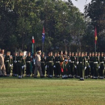 တပ်မတော်(ကြည်း) ဗိုလ်သင်တန်းကျောင်း(မှော်ဘီ)၊ ဘွဲ့ရအမျိုးသမီး ဗိုလ်လောင်းသင်တန်း အမှတ်စဉ်(၄) သင်တန်းဆင်း ဂုဏ်ပြုစစ်ရေးပြအခမ်းအနား ကျင်းပ