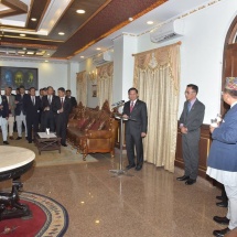 Gen. Ranjendra Chhetri, Chief of Army Staff of Nepalese Armed Forces hosts honouring dinner to Myanmar Tatmadaw goodwill delegation