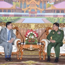 Senior General Min Aung Hlaing receives Chinese Ambassador to Myanmar
