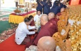 Golden umbrella hoisting and consecration ceremony of Aung Dhamma Yaza Pagoda held