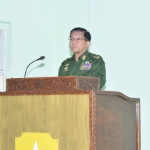 As Tatmadaw members legally hold arms in serving duties, they must abide by military discipline, civil-military laws, international laws and conventions and must be free from personality cult and isms and must have consideration in accord with the law