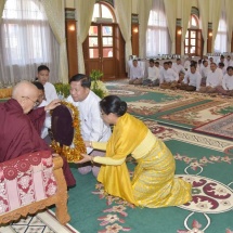 Merits shared for sixth ordination and novitiation ceremony of families of the Office of Commander-in-Chief (Army, Navy and Air)