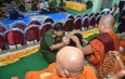 Tatmadaw families present offertories, meals, set up funds for monks of Masoeyein Monastery