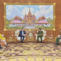 Senior General Min Aung Hlaing receives Ambassador of Switzerland to Myanmar