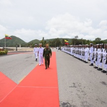 Senior General Min Aung Hlaing visits Royal Thai Navy SEALS, Royal Thai Navy Fleet and Royal Thai Marine Corps headquarters in Pattaya