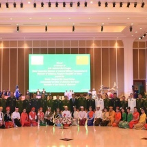 Senior General Min Aung Hlaing hosts dinner to General Wei Fenghe, Central Military Commission member, State Council member and Minister of National Defence of PRC