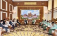 Senior General Min Aung Hlaing receives Special Adviser to the Prime Minister of Japan H.E. Mr. Hiroto IZUMI