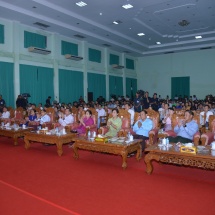 Senior General Min Aung Hlaing watches 17th inter-military performing arts, dramatic performance, play and magic show contests organized by Directorate of Public Relations and Psychological Warfare of Office of the Commander-in-Chief (Army)