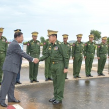 Myanmar Tatmadaw delegation led by Senior General Min Aung Hlaing pays goodwill visit to Laos