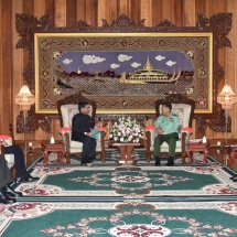 Senior General Min Aung Hlaing receives Ambassador of India to Myanmar H.E. Mr. Vikram Misri