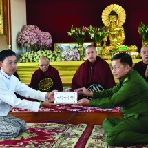 Second cash donation ceremony for construction of Thata Thattaha Mahabodhi Pagoda held in Kengtung 
