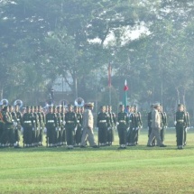 တပ်မတော်ကာကွယ်ရေးဦးစီးချုပ် ဗိုလ်ချုပ်မှူးကြီး မဟာသရေစည်သူ မင်းအောင်လှိုင် ဘွဲ့ရအမျိုးသမီးဗိုလ်လောင်းသင်တန်း အမှတ်စဉ်(၅) သင်တန်းဆင်း ဂုဏ်ပြုစစ်ရေးပြအခမ်းအနားသို့ တက်ရောက်မိန့်ခွန်းပြောကြား(ရုပ်သံသတင်း)