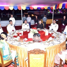 Senior General Min Aung Hlaing attends graduation dinner of 60th intake of DSA