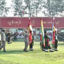 တပ်မတော်ကာကွယ်ရေးဦးစီးချုပ် ဗိုလ်ချုပ်မှူးကြီး မဟာသရေစည်သူ မင်းအောင်လှိုင် တပ်မတော်သူနာပြုနှင့် ဆေးဘက်ပညာသိပ္ပံဘွဲ့သင်တန်း အမှတ်စဉ်(၁၆)နှင့် အမျိုးသမီးသူနာပြုသိပ္ပံဘွဲ့ သင်တန်းအမှတ်စဉ်(၃) သင်တန်းဆင်း ဂုဏ်ပြုစစ်ရေးပြအခမ်းအနားသို့ တက်ရောက်မိန့်ခွန်းပြောကြား၊ သင်တန်းဆင်းဂုဏ်ပြုညစာ စားပွဲသို့ တက်ရောက်ချီးမြှင့်၊ ပြည်ပသွင်းကုန်အစားထိုးနိုင်မည့် DENTOMEC သွားတိုက်တံနှင့် သွားတိုက်ဆေးစက်ရုံဖွင့်ပွဲအခမ်းအနားသို့ တက်ရောက်ဖွင့်လှစ် (ရုပ်သံသတင်း)
