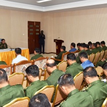 Senior General Min Aung Hlaing meets chairmen and secretaries of Tatmadaw Sports and Physical Education Administrative Committee,Tatmadaw sports committees 