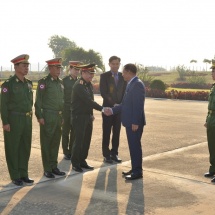 Myanmar Tatmadaw goodwill delegation led by Senior General Min Aung Hlaing leaves for Lao People’s Democratic Republic 
