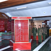 Senior General Min Aung Hlaing inspects regional situations and all-round agriculture and livestock farm in Northern Command