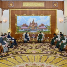 Senior General Min Aung Hlaing receives Ambassador of Australia to Myanmar H.E. Ms. Andrea Faulkner 