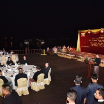 Senior General Min Aung Hlaing hosts dinner to Chief of Defence Forces of Royal Thai Armed Forces