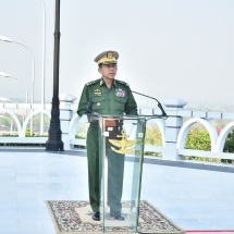 (၇၄)နှစ်မြောက်တပ်မတော်နေ့အထိမ်းအမှတ် သူရဲကောင်းဗိမာန်(နေပြည်တော်)၌ အောင်ဆန်း သူရိယဘွဲ့ရရှိသူ ၆ ဦး၏ရုပ်တုများ ဖွင့်ပွဲအခမ်းအနားကျင်းပ