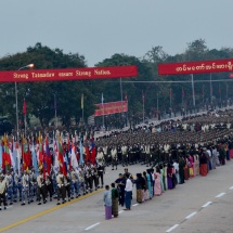 (၇၄)နှစ်မြောက် တပ်မတော်နေ့စစ်ရေးပြအခမ်းအနား ကျင်းပပြုလုပ်(ရုပ်သံသတင်း)