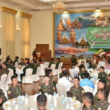 Victorious Tatmadaw sportspersons, coaches honoured at a ceremony