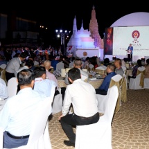 Senior General Min Aung Hlaing attends dinner hosted by Chief of Defence Forces of Royal Thai Armed Forces