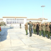 Tatmadaw delegation led by Senior General Min Aung Hlaing visits Armoured Training School of Chinese People’s Liberation Army in Beijing 