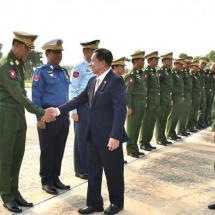 တပ်မတော်ကာကွယ်ရေးဦးစီးချုပ် ဗိုလ်ချုပ်မှူးကြီး မင်းအောင်လှိုင် ဦးဆောင်သည့် မြန်မာ့တပ်မတော် ချစ်ကြည်ရေးကိုယ်စားလှယ်အဖွဲ့ ရုရှားဖက်ဒရေးရှင်းနိုင်ငံသို့ ချစ်ကြည်ရေးခရီးထွက်ခွာ 