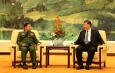 တပ်မတော်ကာကွယ်ရေးဦးစီးချုပ် ဗိုလ်ချုပ်မှူးကြီး မင်းအောင်လှိုင် တရုတ်ပြည်သူ့သမ္မတနိုင်ငံ သမ္မတ Mr. Xi Jinping နှင့် တွေ့ဆုံဆွေးနွေး