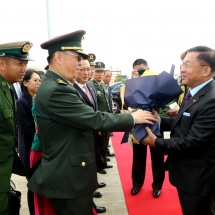 Myanmar Tatmadaw goodwill delegation led by Senior General Min Aung Hlaing leaves for People’s Republic of China