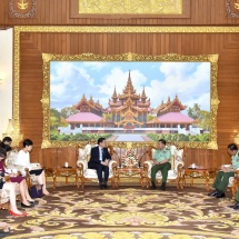Senior General Min Aung Hlaing receives Chinese Ambassador to Myanmar H.E. Mr. Hong Liang 