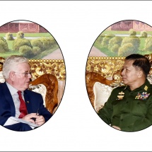 Senior General Min Aung Hlaing receives European Union Special Representative for Human Rights
