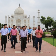 Myanmar Tatmadaw goodwill delegation visits Taj Mahal, Agra Fort,Air Force Station (Agra)