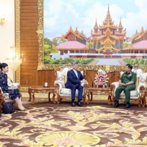 Senior General Min Aung Hlaing receives Ambassador of People’s Republic of China to Myanmar