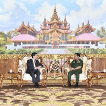 Senior General Min Aung Hlaing receives Special Envoy of Asian Affairs of Ministry of Foreign Affairs of People’s Republic of China