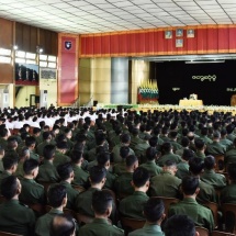 As the Tatmadaw is born of the people, it is a part of the people; so, Tatmadaw members must strive for the betterment of their unit and for the development of the country through individual conviction and action