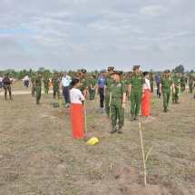 The whole Tatmadaw grows 12.7 million trees of various species from 2011 to 2019, more than 10 million trees of which are thriving; it needs to nurture and conserve planted trees and forests for benefiting future generations