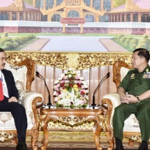 Senior General Min Aung Hlaing receives Ambassador of Brunei Darussalam to Myanmar