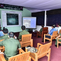 Senior General Min Aung Hlaing inspects multipurpose farm of Central Command