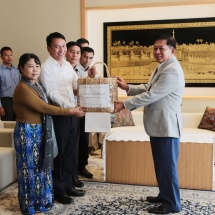 တပ်မတော်ကာကွယ်ရေးဦးစီးချုပ် ဗိုလ်ချုပ်မှူးကြီး မင်းအောင်လှိုင် ဂျပန်နိုင်ငံဆိုင်ရာ မြန်မာနိုင်ငံသံရုံးနှင့် စစ်သံရုံးမိသားစုများအား တွေ့ဆုံအမှာစကားပြောကြား