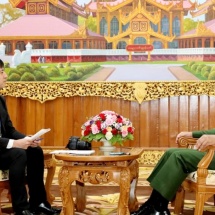 Senior General Min Aung Hlaing receives Yomiuri Shimbun News Agency of Japan, replies to queries 