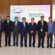 MYANMAR TATMADAW DELEGATION LED BY SENIOR GENERAL MIN AUNG HLAING VISITS VIETTEL GROUP