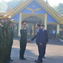 တပ်မတော်ကာကွယ်ရေးဦးစီးချုပ် ဗိုလ်ချုပ်မှူးကြီး မင်းအောင်လှိုင် ဦးဆောင်သော မြန်မာ့တပ်မတော် ကိုယ်စားလှယ်အဖွဲ့ ဗီယက်နမ်ဆိုရှယ်လစ်သမ္မတနိုင်ငံ၏ (၃၀)နှစ်မြောက် အမျိုးသားကာကွယ်ရေးနေ့နှင့် (၇၅)နှစ်မြောက် ဗီယက်နမ်ပြည်သူ့တပ်မတော် တည်ထောင်သည့်နေ့ အခမ်းအနားများသို့ တက်ရောက်ရန် ထွက်ခွာ