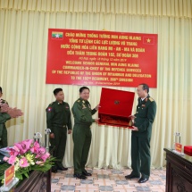 MYANMAR TATMADAW DELEGATION VISITS 102nd MECHANIZED INFANTRY REGIMENT IN HANOI, SOCIALIST REPUBLIC OF VIETNAM